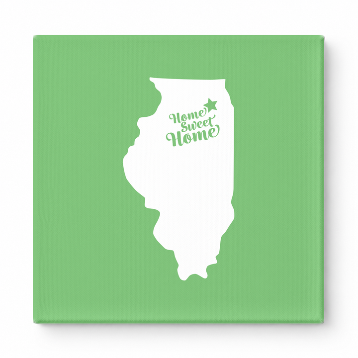 Home Sweet Chicago — Illinois State Silhouette