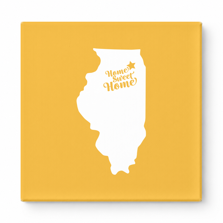 Home Sweet Chicago — Illinois State Silhouette