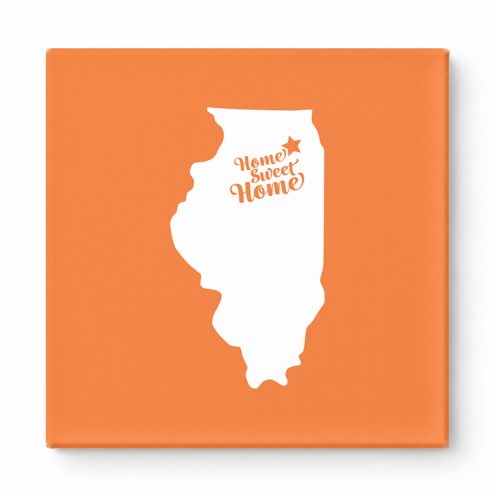 Home Sweet Chicago — Illinois State Silhouette