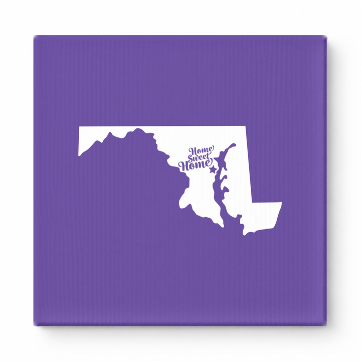 Home Sweet Home — Maryland State Silhouette