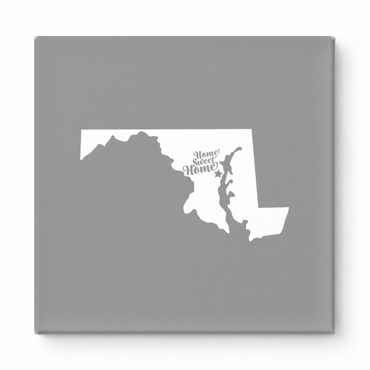 Home Sweet Home — Maryland State Silhouette