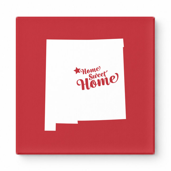 Home Sweet Santa Fe — New Mexico State Silhouette