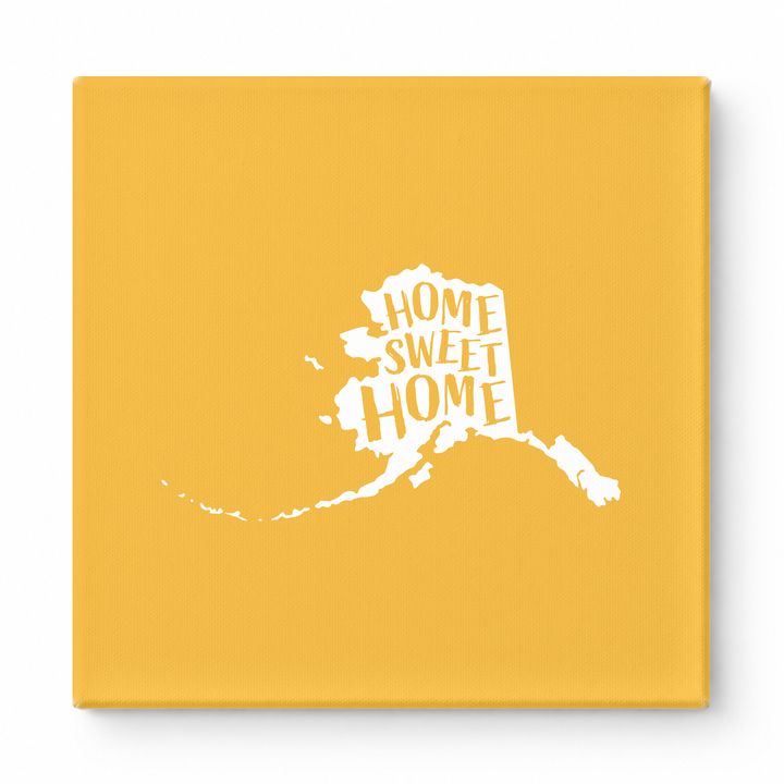 HOME SWEET HOME — Alaska State Silhouette