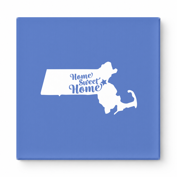Home Sweet Home — Massachusetts State Silhouette