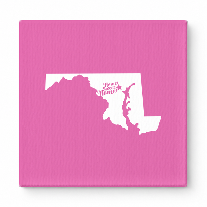 Home Sweet Home — Maryland State Silhouette
