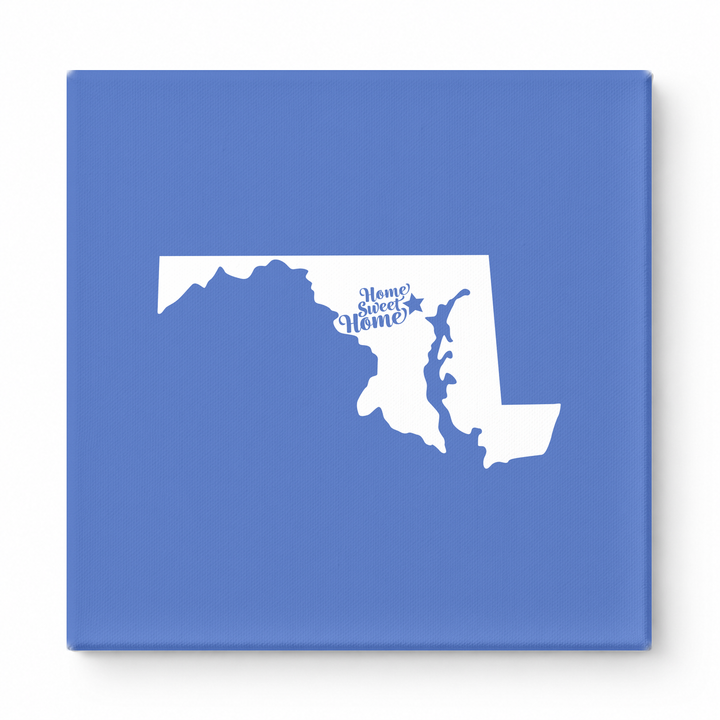 Home Sweet Home — Maryland State Silhouette