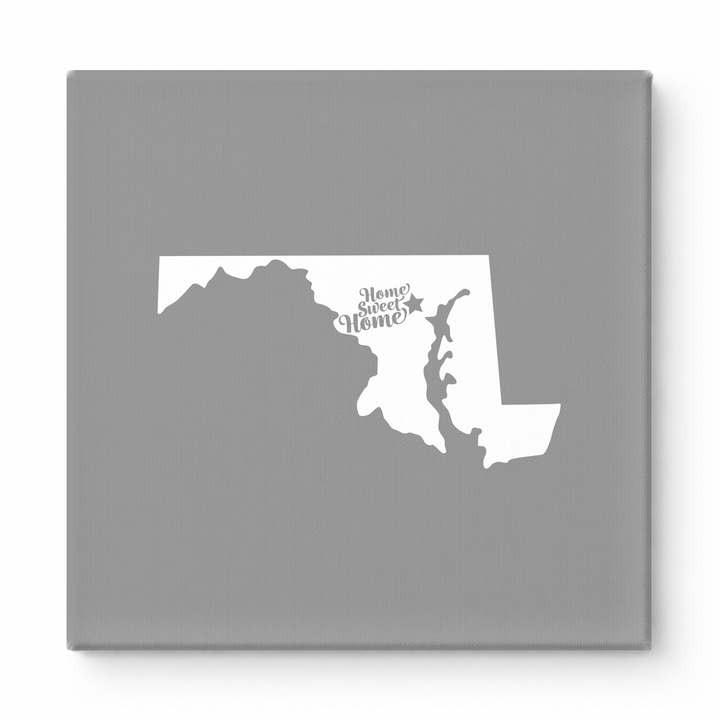 Home Sweet Home — Maryland State Silhouette