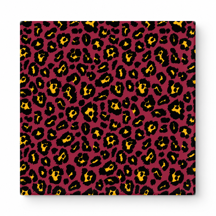 Burgundy & Gold Leopard — National Football Teams