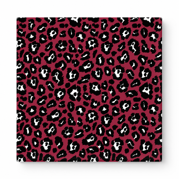 Burgundy & Black Leopard — National Football Teams