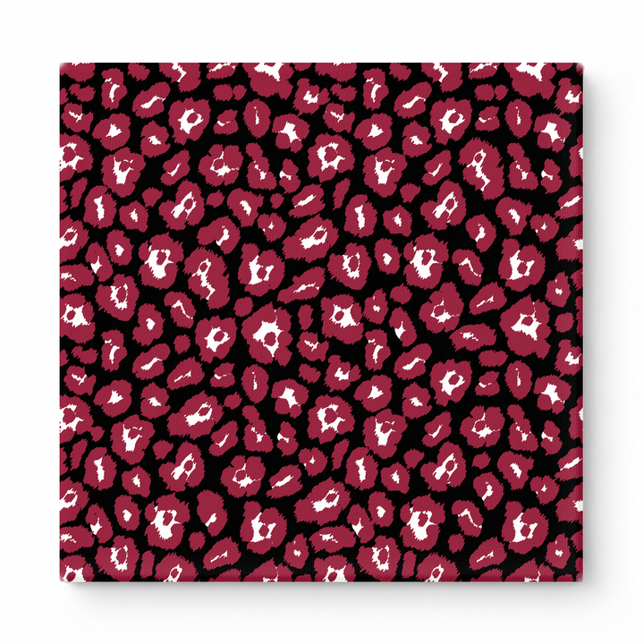 Burgundy & Black Leopard — National Football Teams