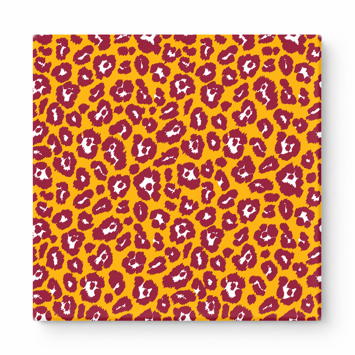 Gold & Burgundy Leopard — National Football Teams