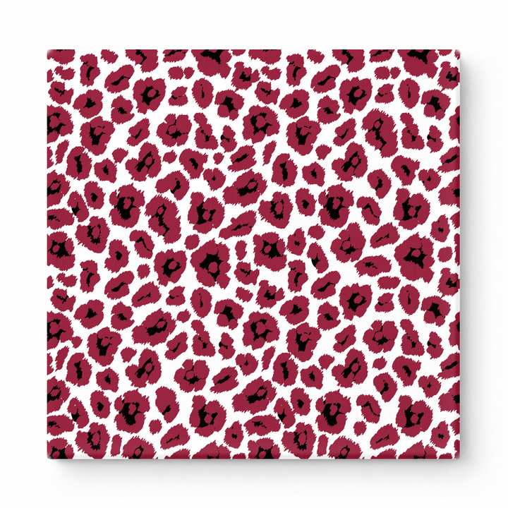 Burgundy & White Leopard — National Football Teams