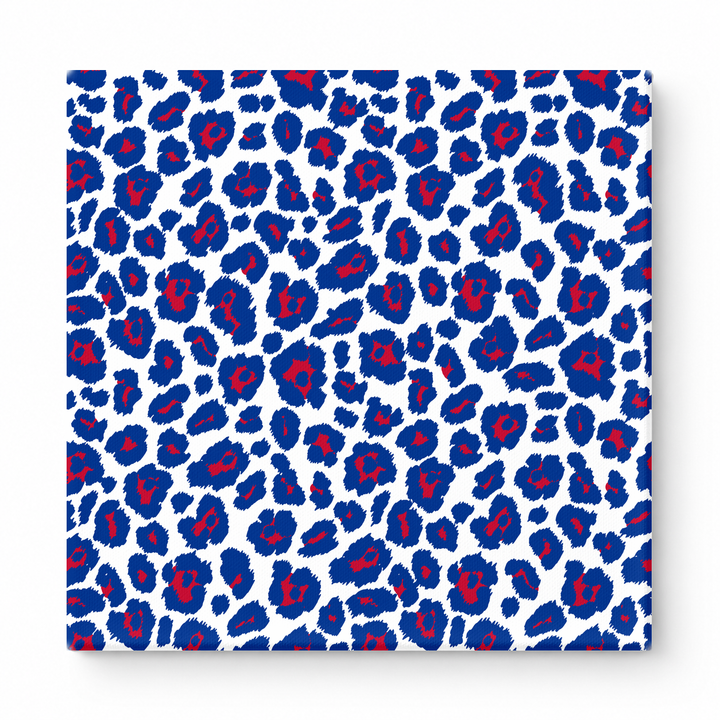 Navy & Red Leopard — National Football Teams