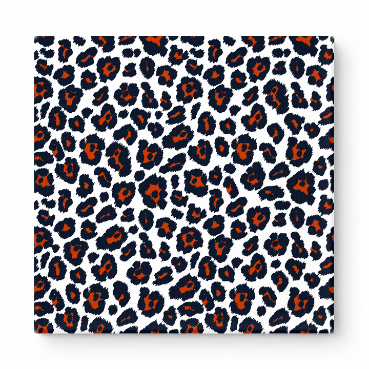 Navy & Orange Leopard — National Football Teams