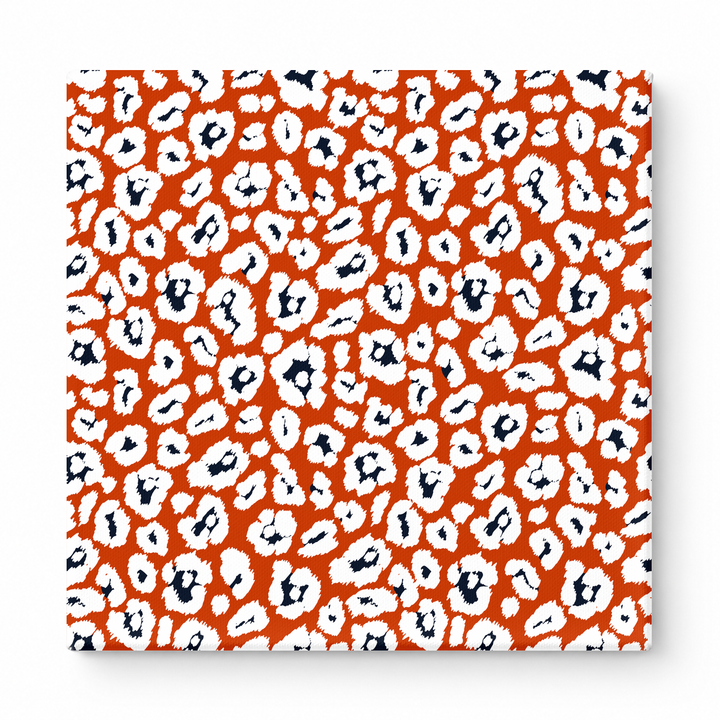 Orange & White Leopard — National Football Teams