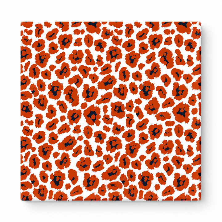 Orange Red & Black Leopard — National Football Teams