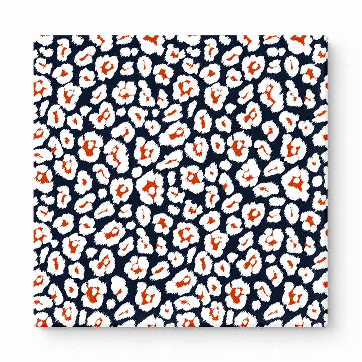 Navy & White Leopard — National Football Teams