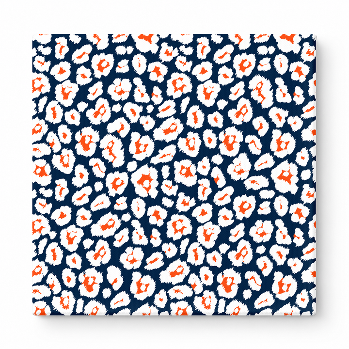Navy & White Leopard — National Football Teams