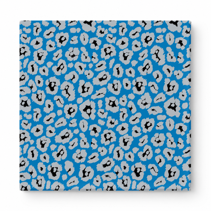 Bright Blue & White Leopard — National Football Teams