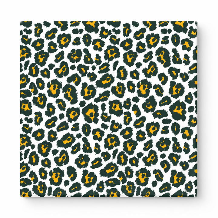 White & Forest Green Leopard — National Football Teams