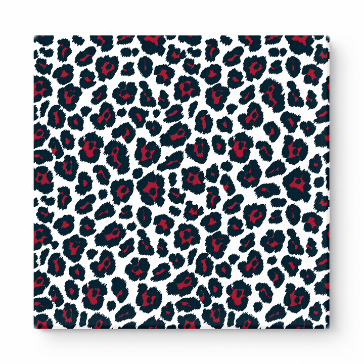 Navy & Burgundy Leopard — National Football Teams