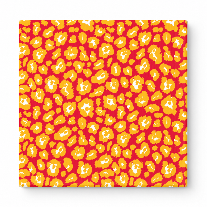 Red & Gold Leopard — National Football Teams