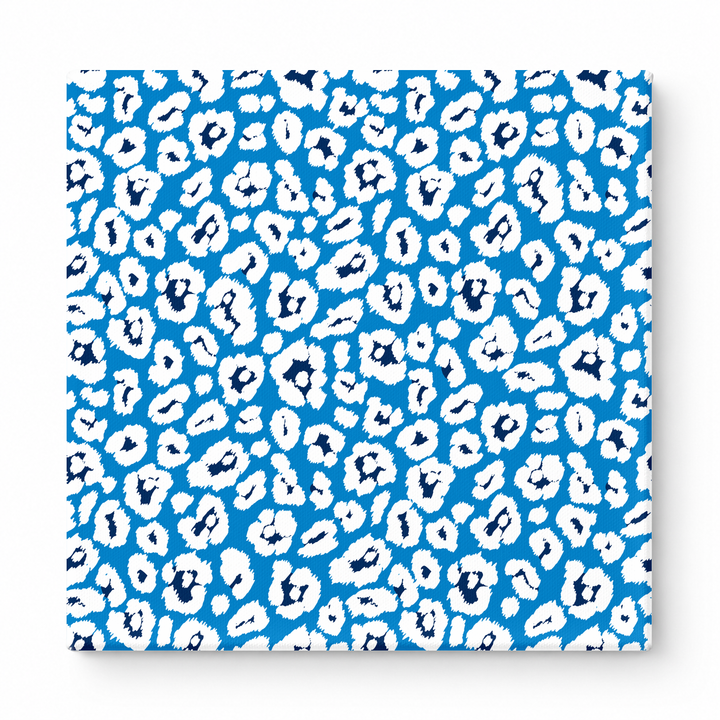 Royal Blue & White Leopard — National Football Teams