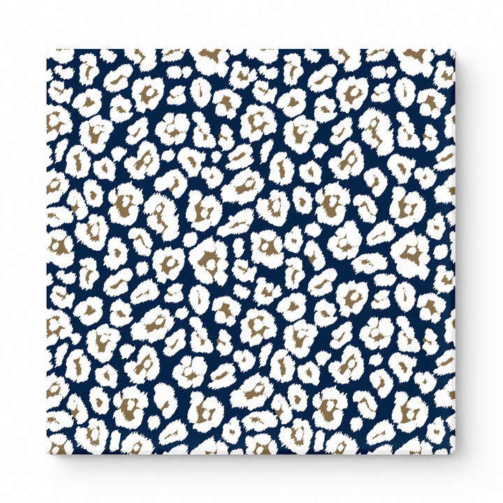 Navy & White Leopard — National Football Teams