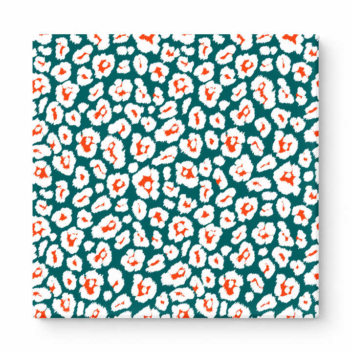 Teal & White Leopard — National Football Teams
