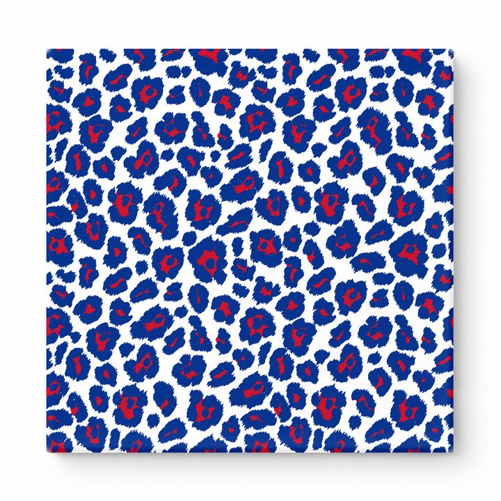 Navy & Red Leopard — National Football Teams