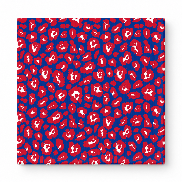Navy & Red Leopard — National Football Teams