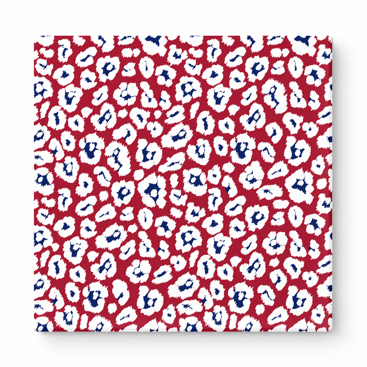 Red & White Leopard — National Football Teams