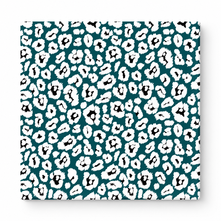 Teal & White Leopard — National Football Teams