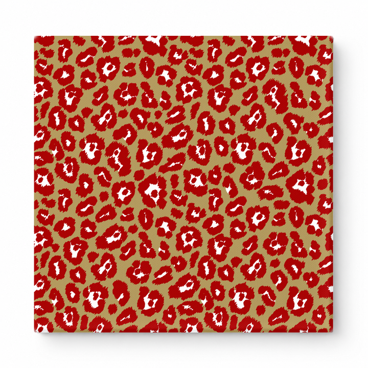 Red & Gold Leopard — National Football Teams