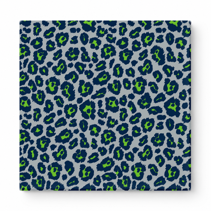 Navy & Lime Green Leopard — National Football Teams