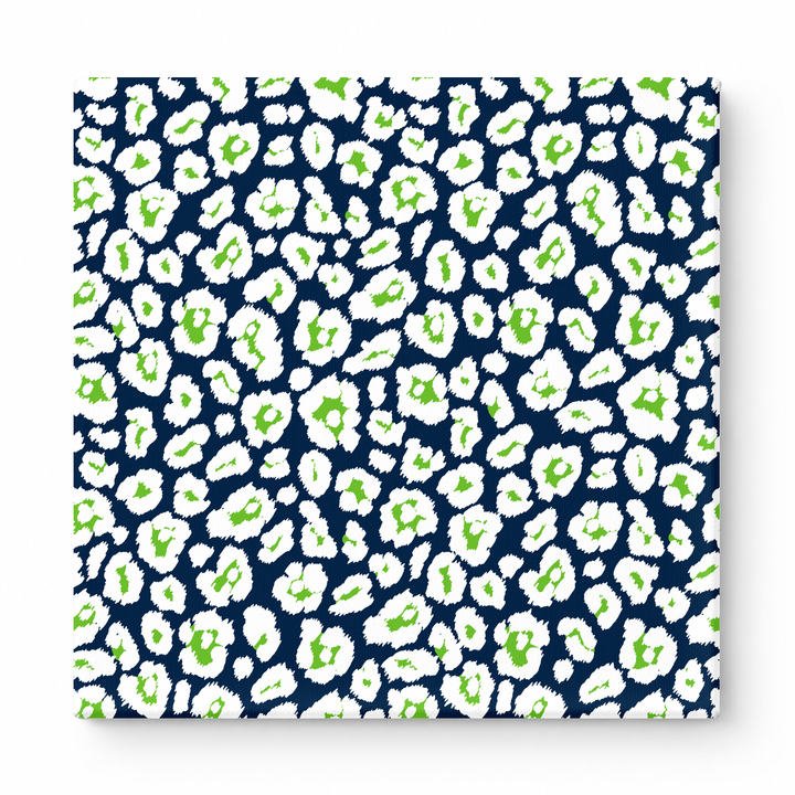 Navy & White Leopard — National Football Teams