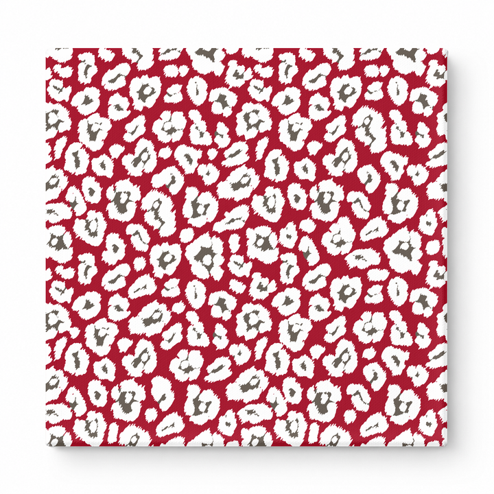 Red & White Leopard — National Football Teams