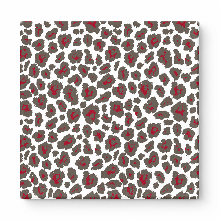 Burgundy & Charcoal Leopard — National Football Teams