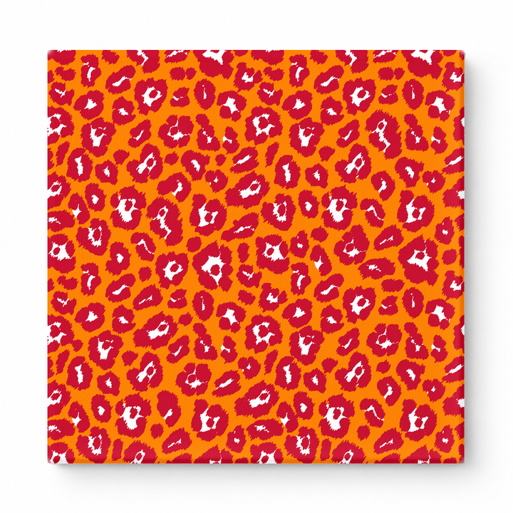 Red & Orange Leopard — National Football Teams
