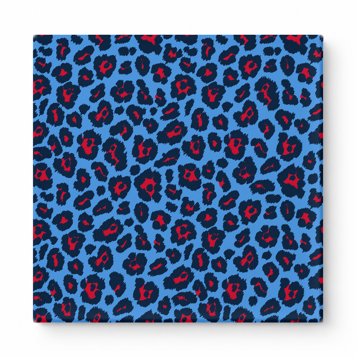 Light Blue & Navy Leopard — National Football Teams