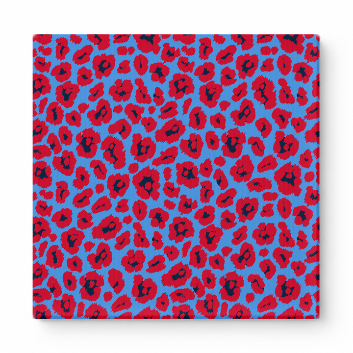 Red & Blue Leopard — National Football Teams
