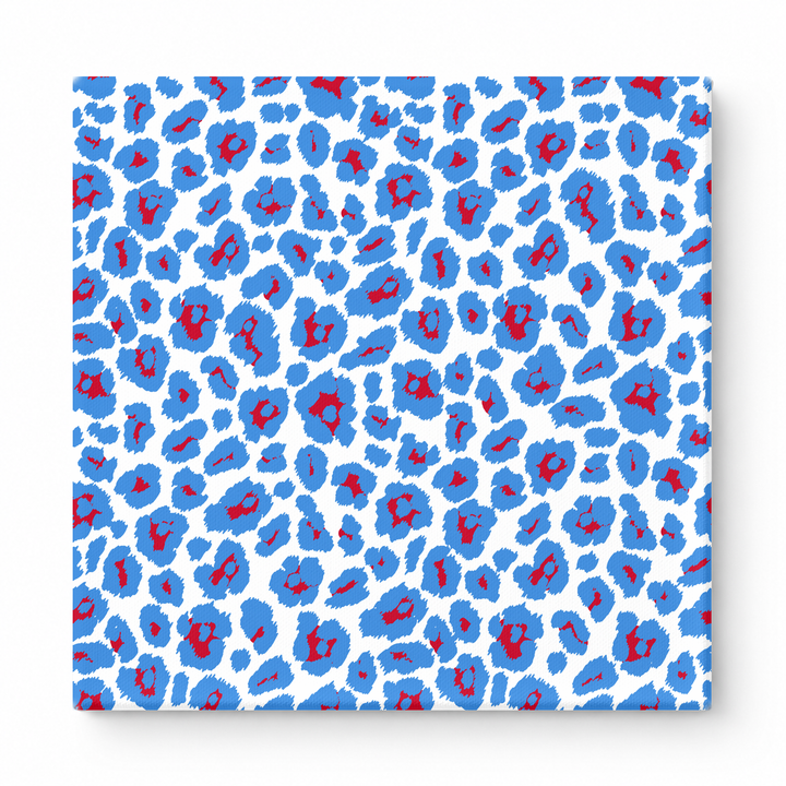Royal Blue & Red Leopard — National Football Teams