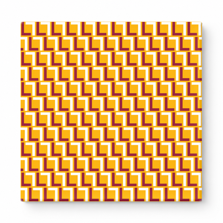 Gold & Crimson Squares — National Football Teams