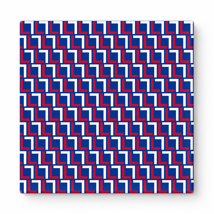 Navy & Red Squares — National Football Teams