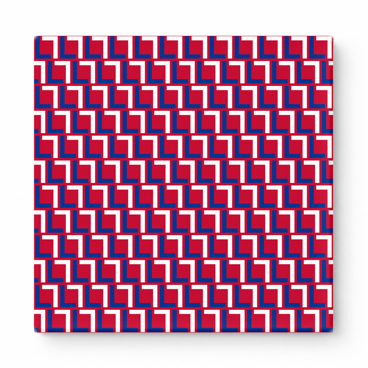 Navy & Crimson Squares — National Football Teams