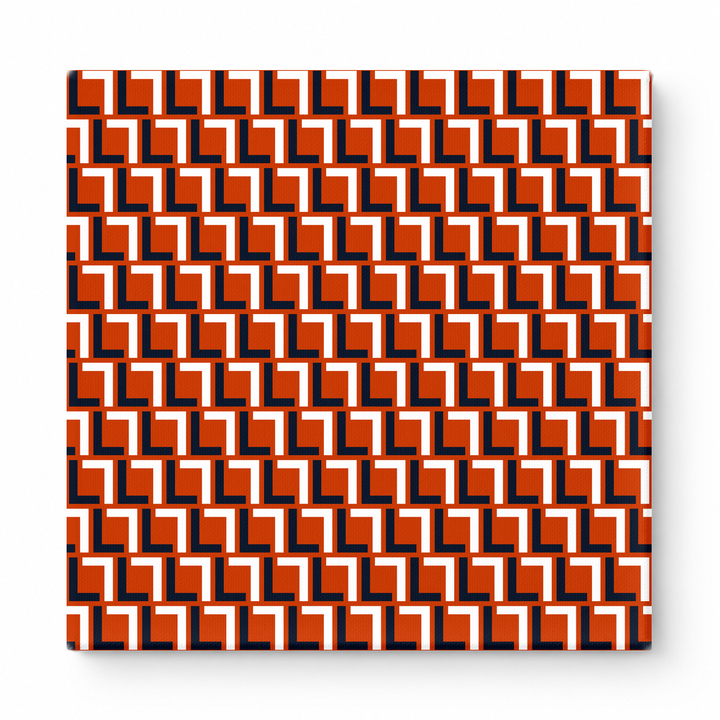Orange & Navy Squares — National Football Teams