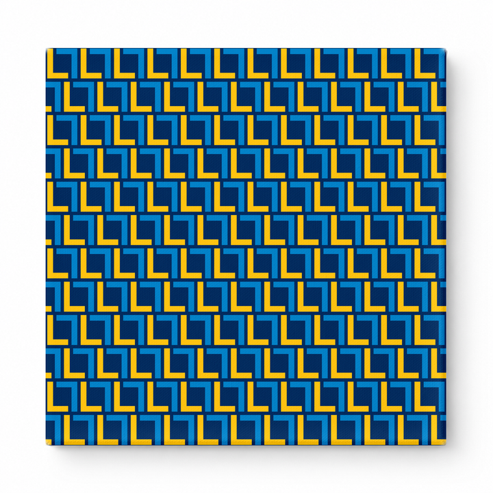 Royal Blue & Gold Squares — National Football Teams
