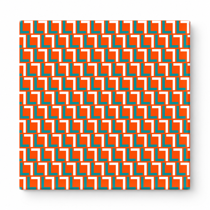 Orange & Teal Squares — National Football Teams