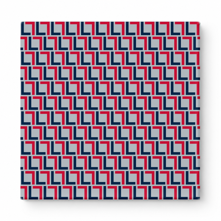 Navy & Red Squares — National Football Teams