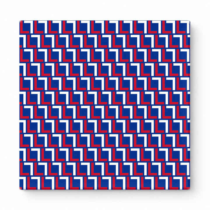 Navy & Red Squares — National Football Teams